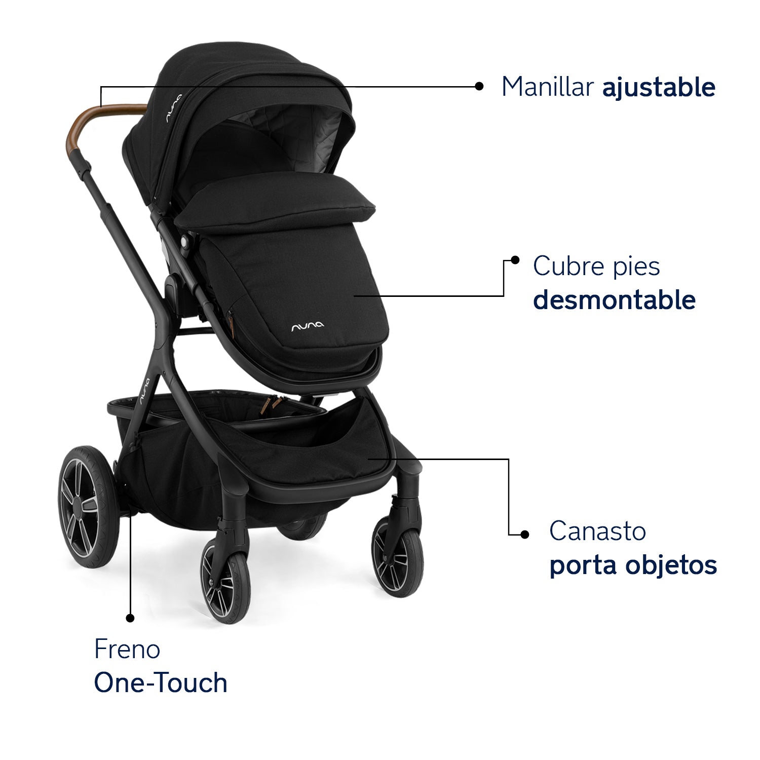 Coche Paseo Demi Grow Caviar