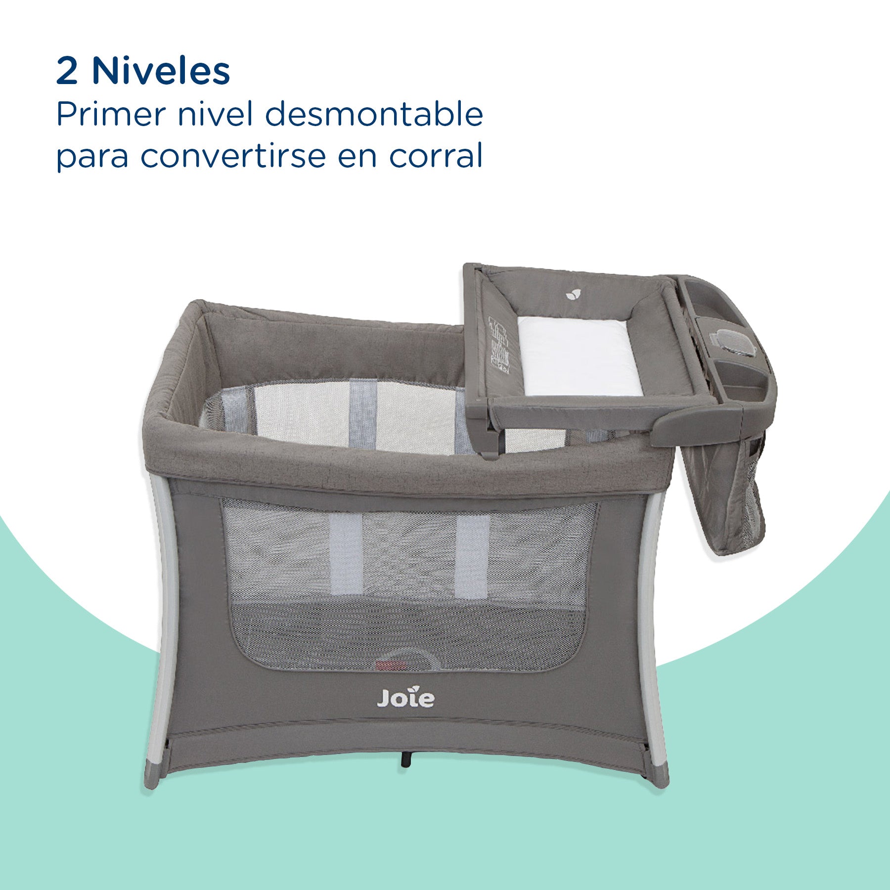 Cuna Pack and Play Illusion Nickle Joie