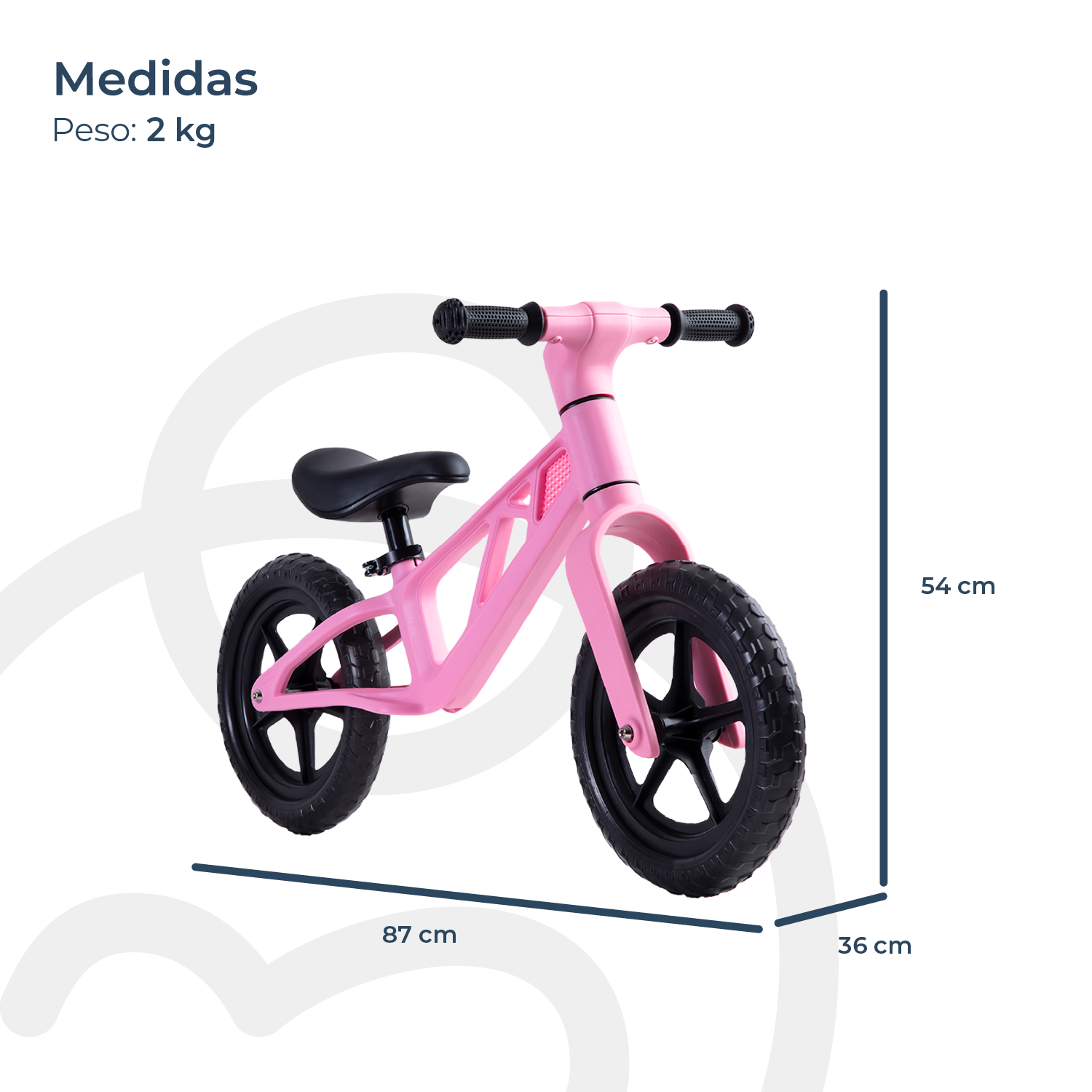Bicicleta de Aprendizaje Go Rosa Bebesit