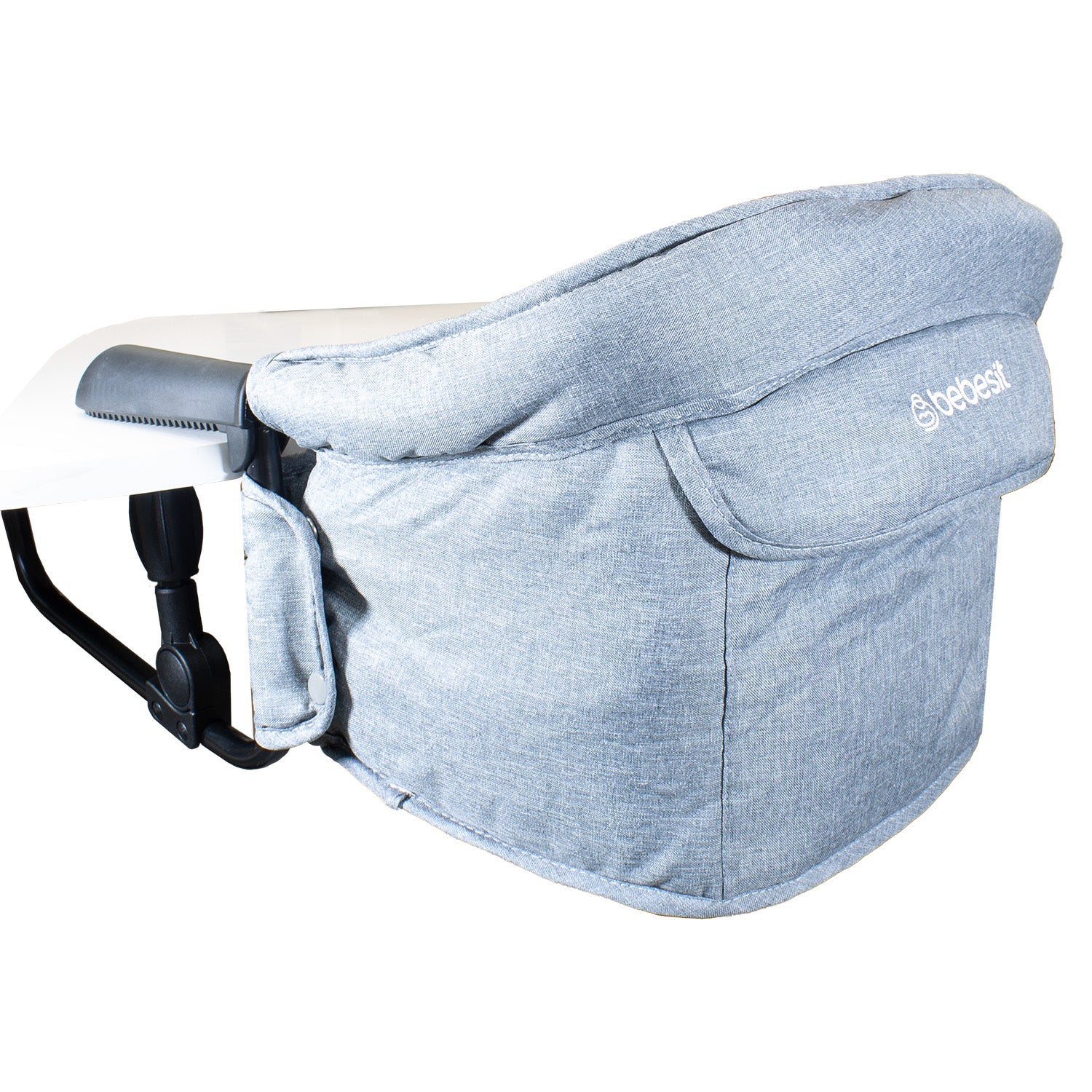 Silla de Comer Eat & Bear Gris Sujeción de Mesa Portable