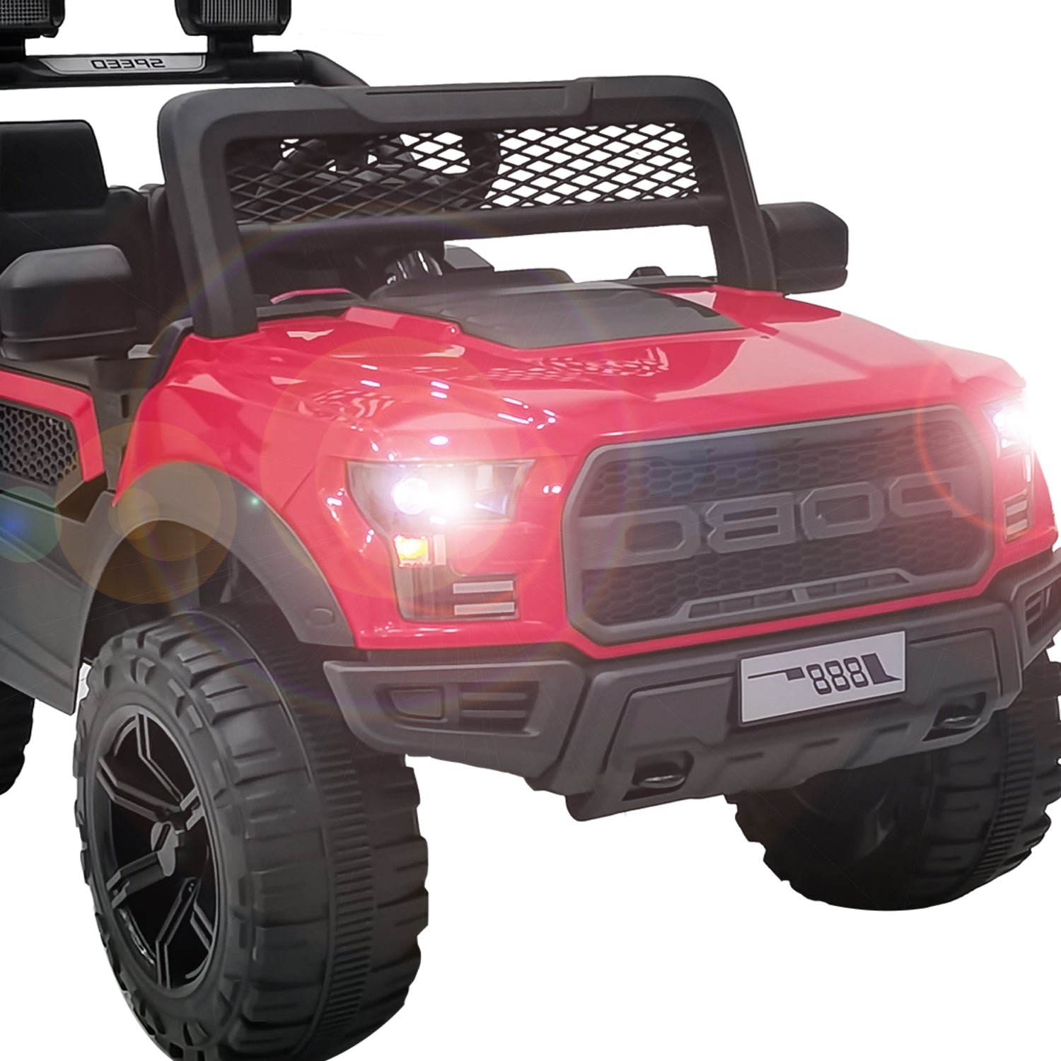 Camioneta Eléctrica FullExpedition Niños Niñas Infantil Rojo