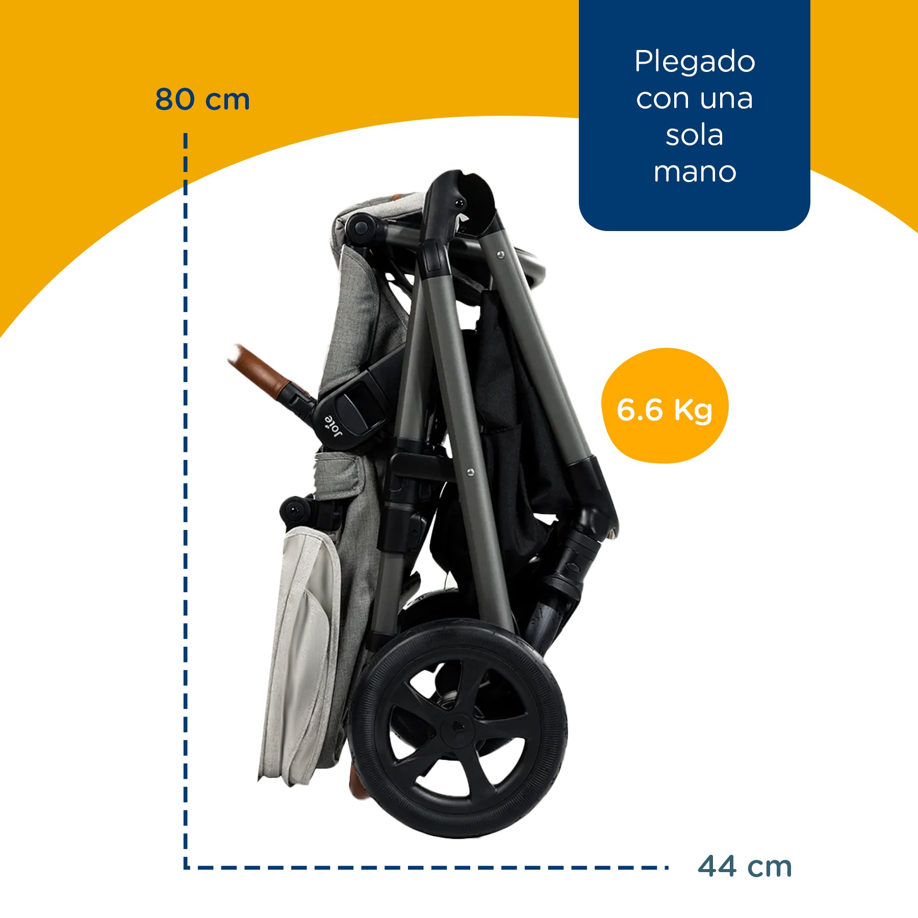 Coche Paseo Aeria Ajustable Oyster