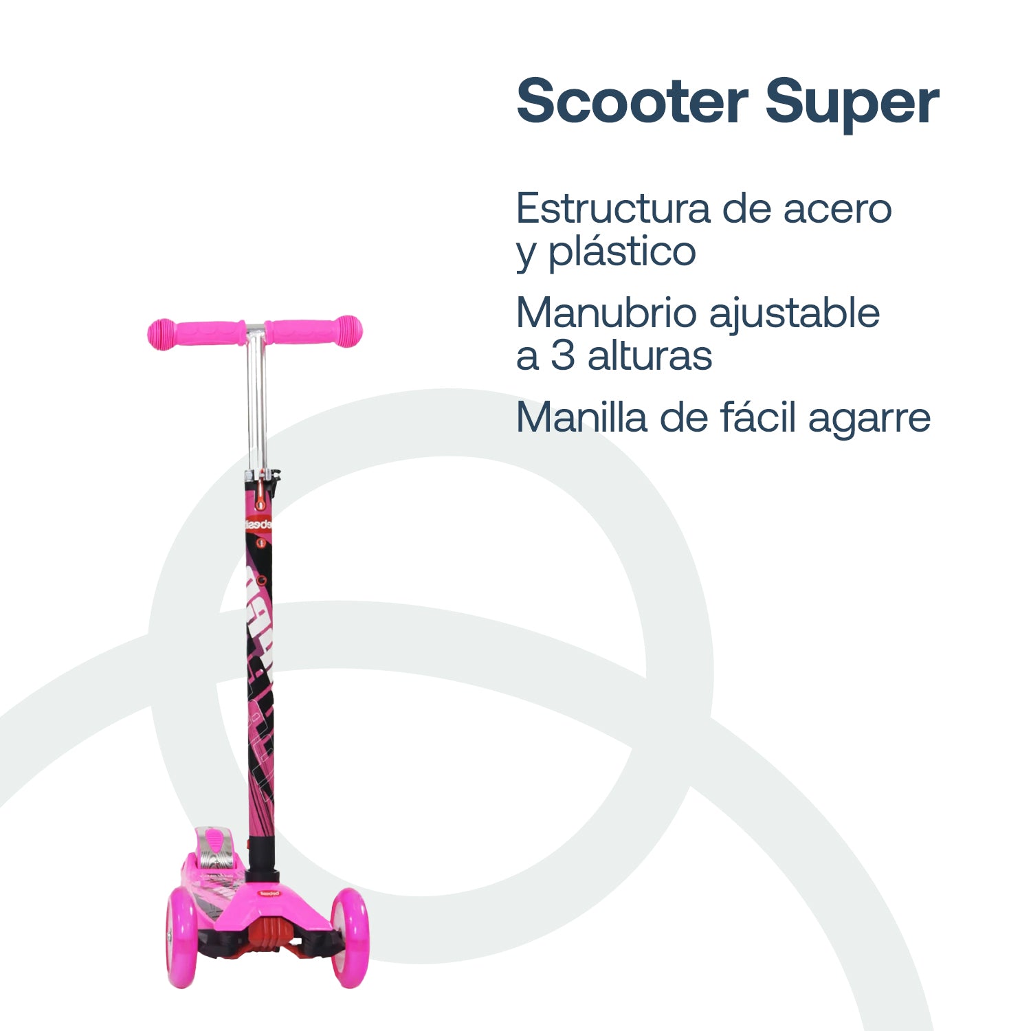 Scooter Super Rosa
