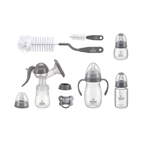 Set de Lactancia 6 en 1 Mamaderas y Accesorios Bebesit