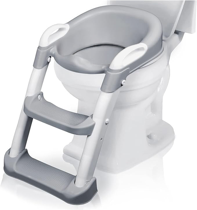 Asiento reductor con Escalera para baño entranamiento Bebe