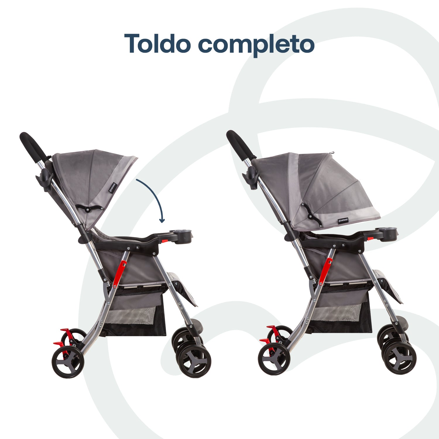 Coche Paseo y Cuna Twister SX Gris