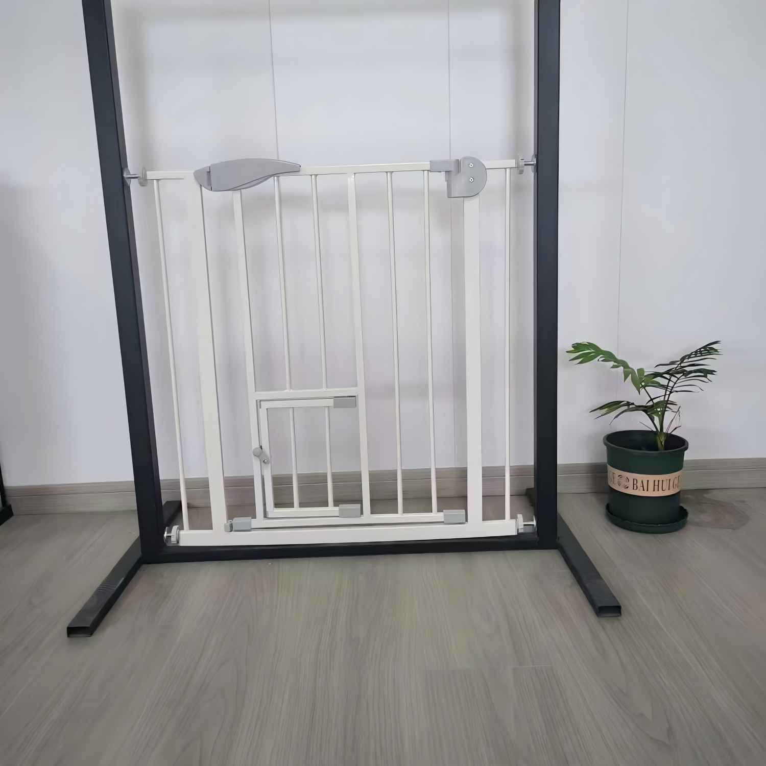 Reja de Seguridad Bebe Puerta Mascota Doble Seguro 75 a 82 cm