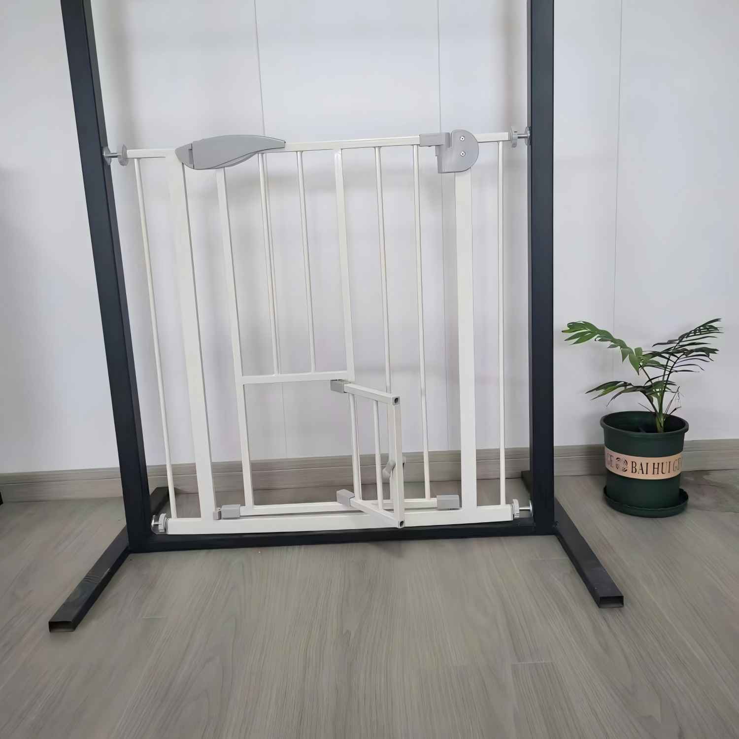 Reja de Seguridad Bebe Puerta Mascota Doble Seguro 75 a 82 cm