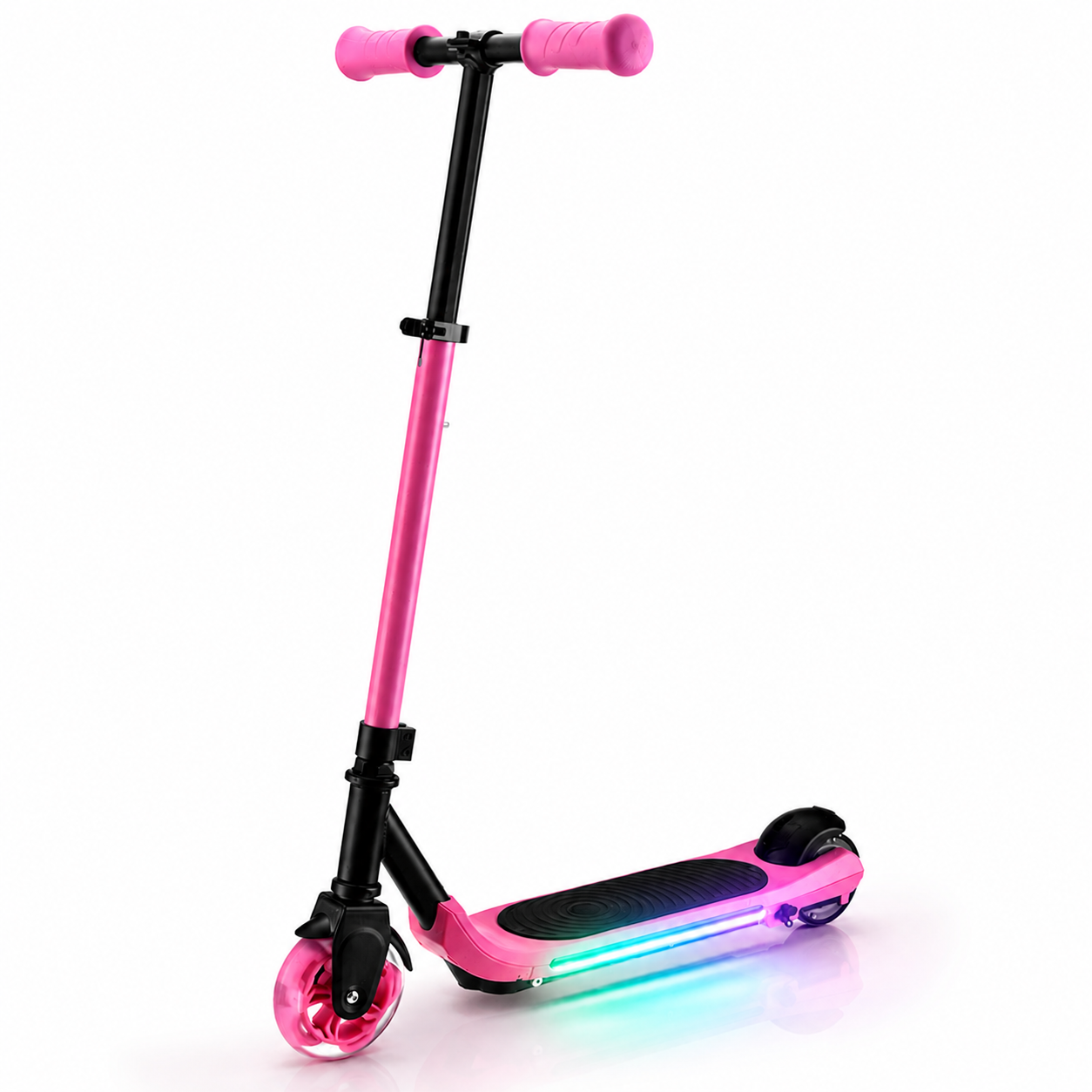 Monopatín Eléctrico Plegable E-Scooter 60W 24V2000mah Rosado
