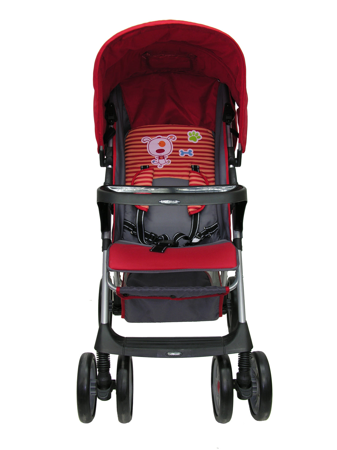 Coche Travel System Zoom Rojo