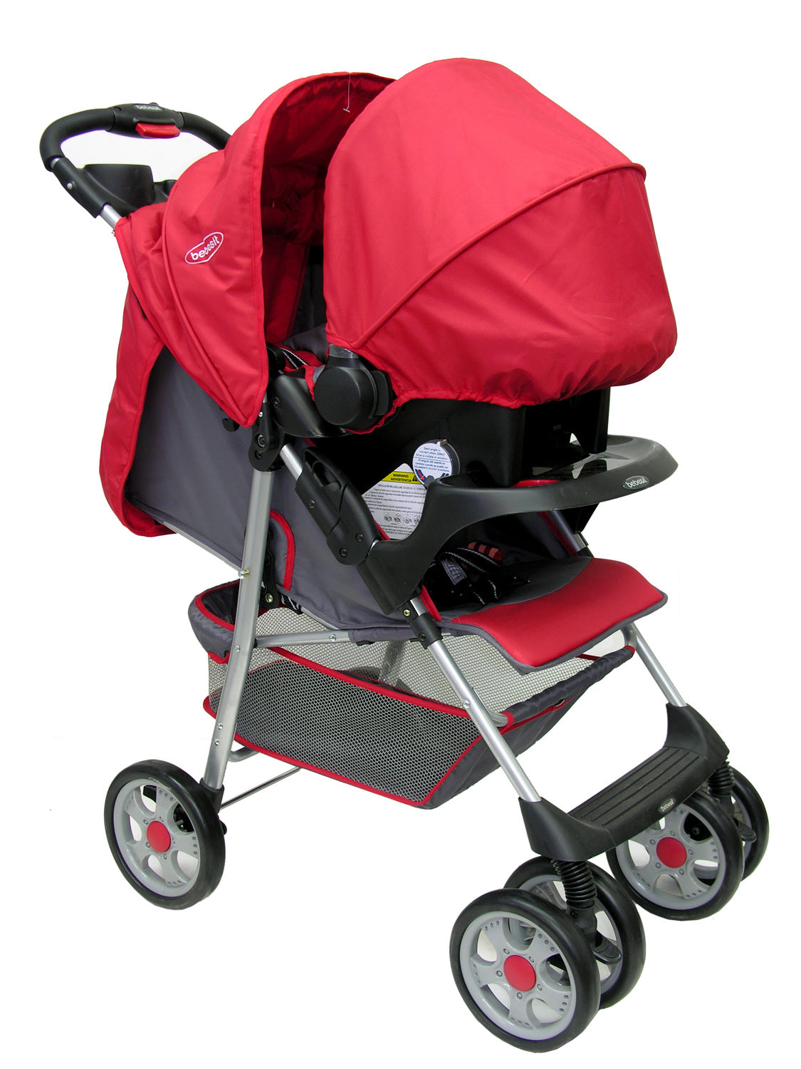 Coche Travel System Zoom Rojo