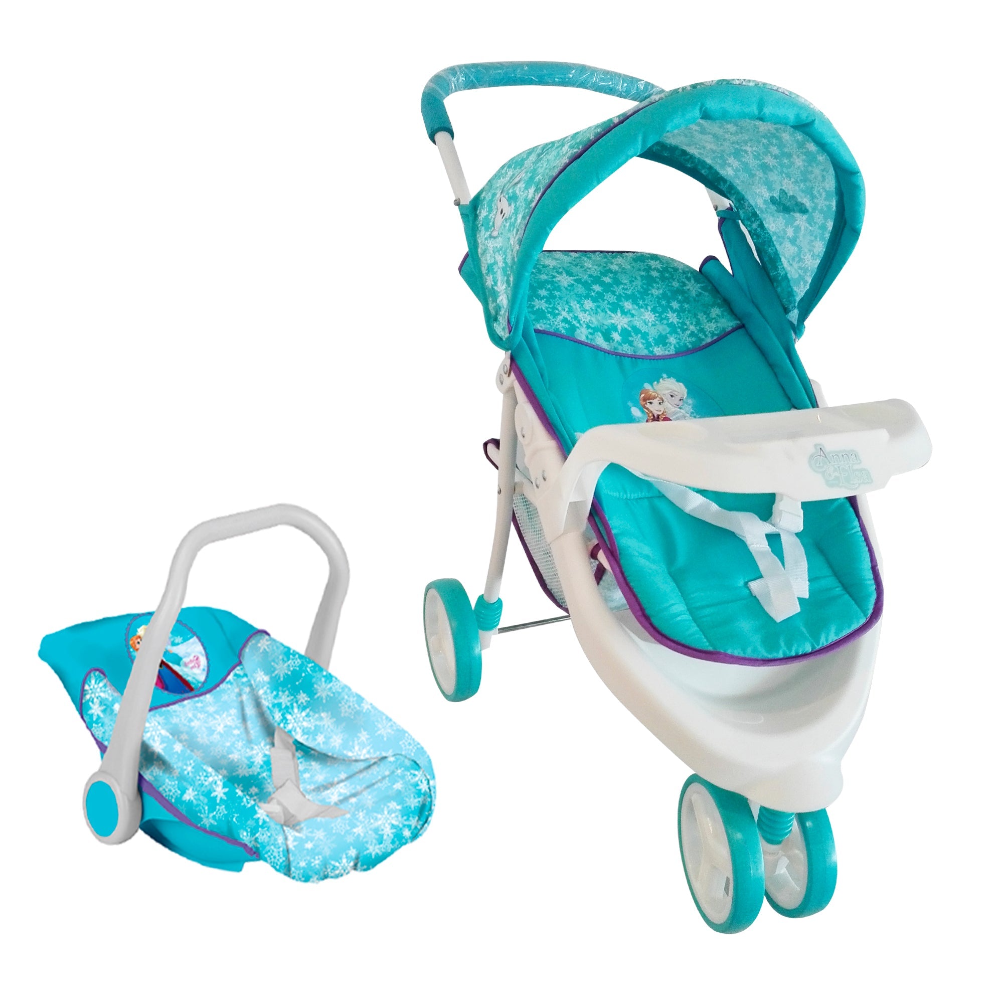 Juguete Muñeca Coche travel con silla  Frozen