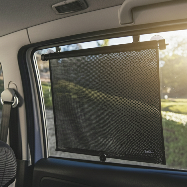 Protector UV x2 sol auto parasol roller Bebe doble universal