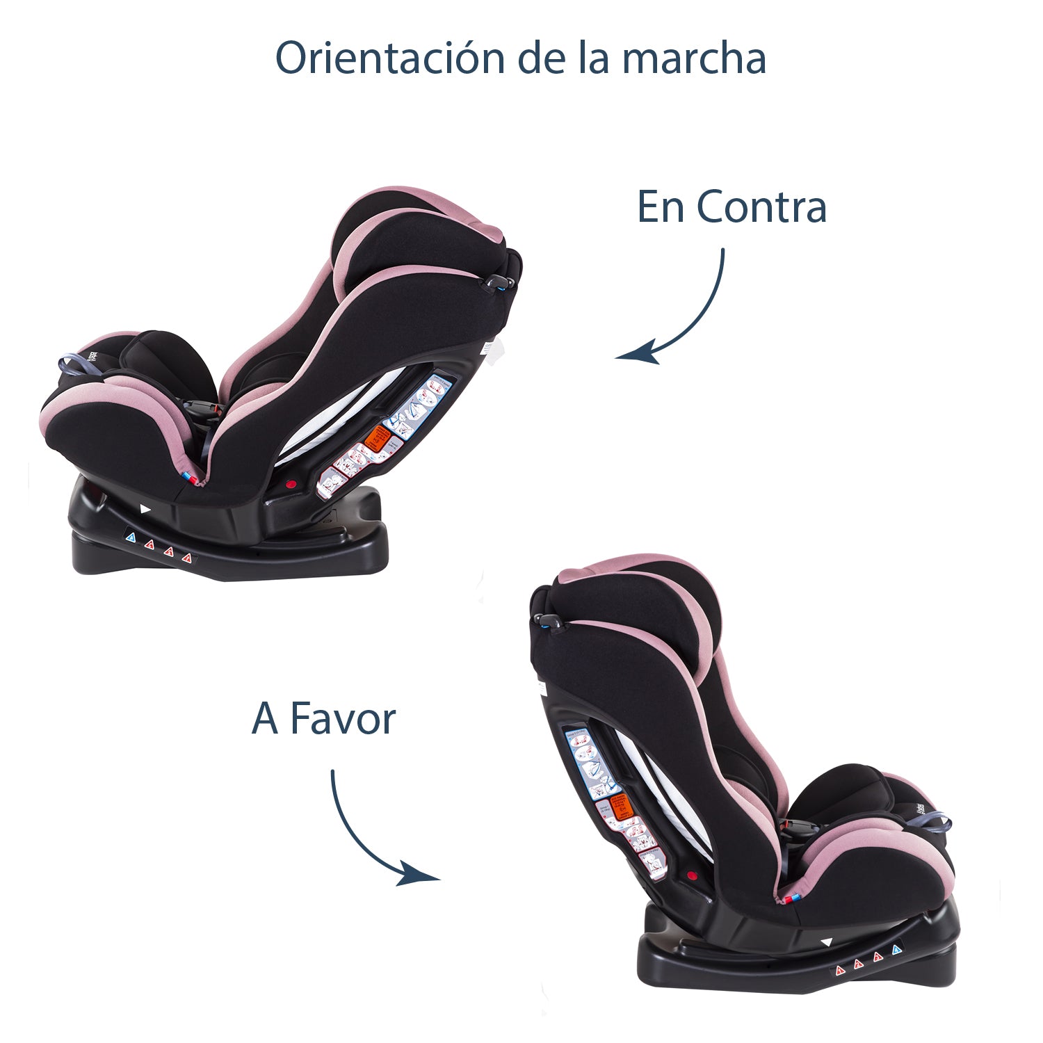 Silla de Auto Convertible Orbit Rosada