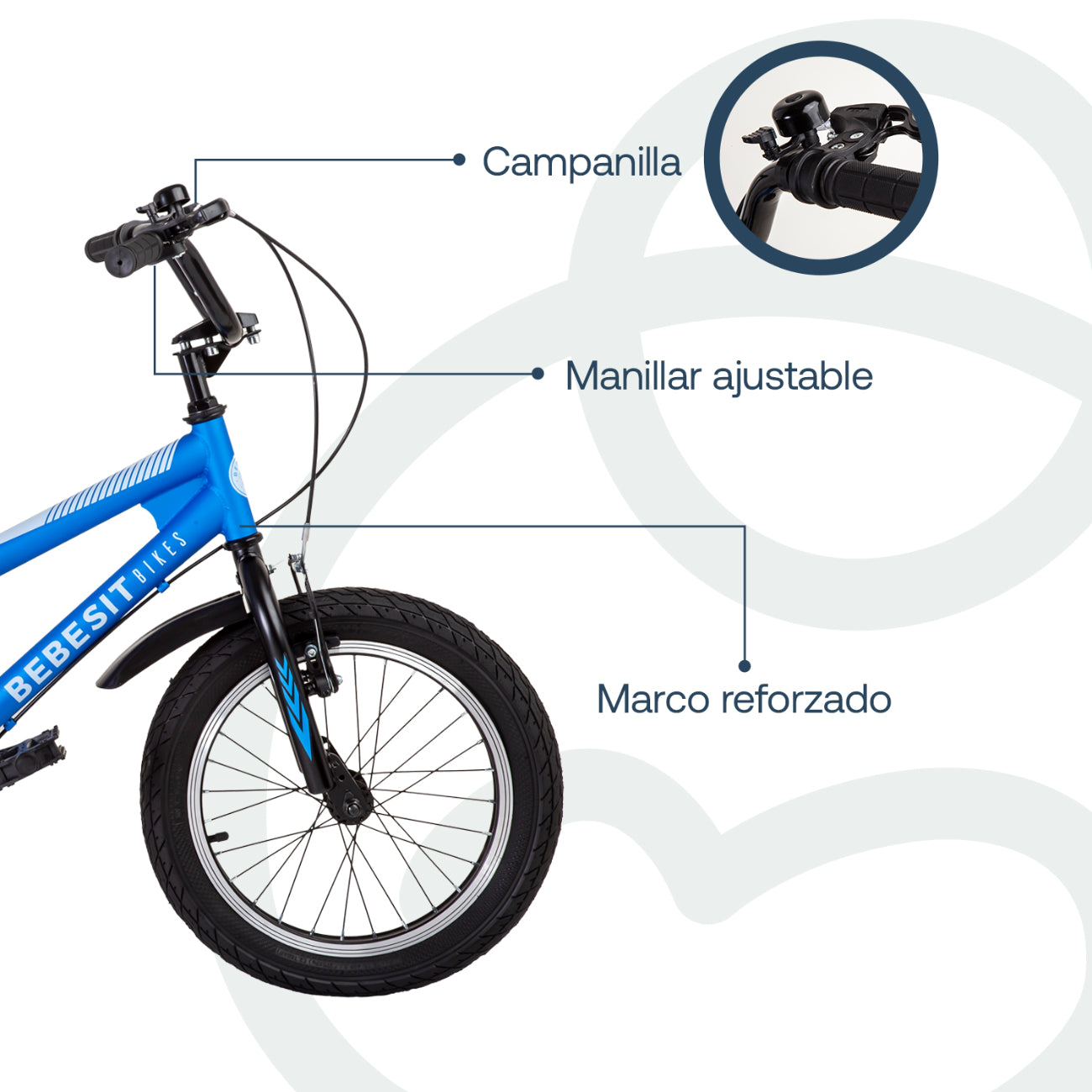Bicicleta Infantil Canyon Aro 16 Azul