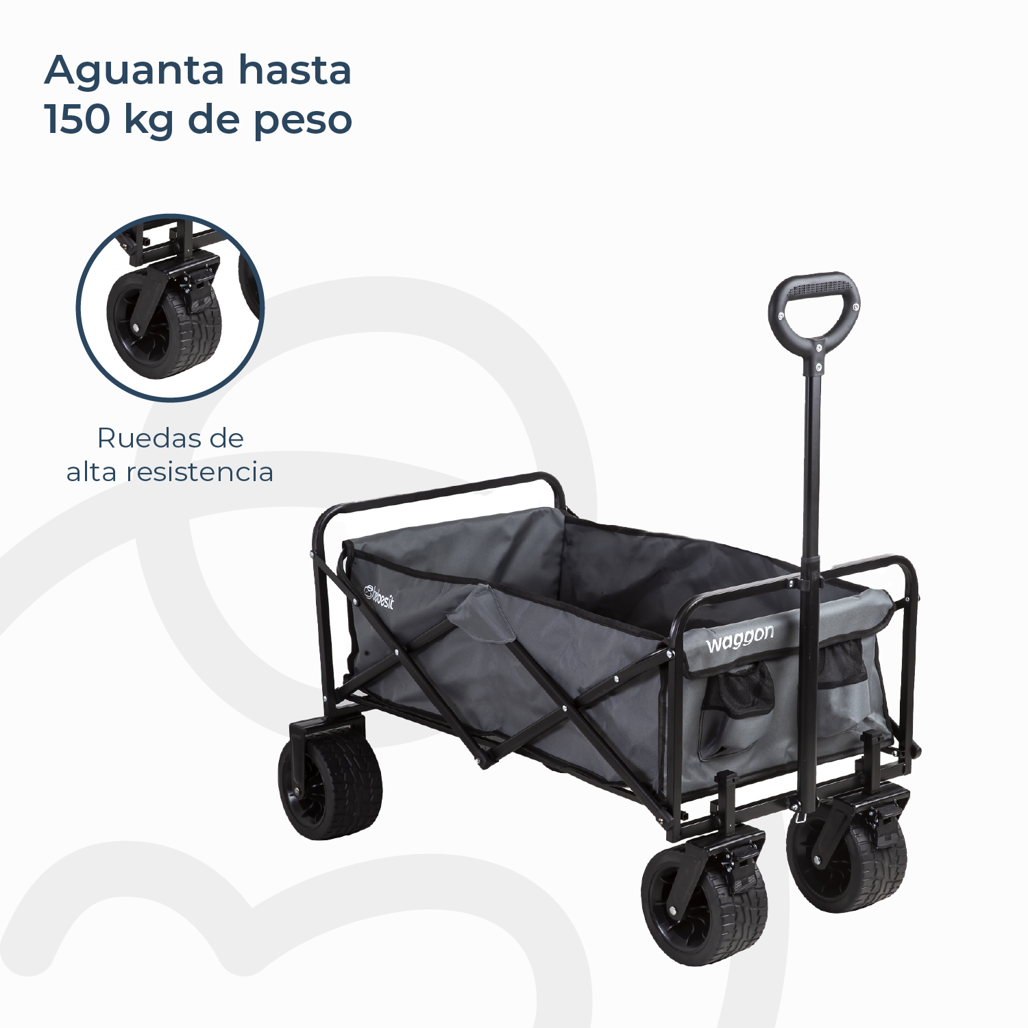 Carro de arrastre Wagon Gris