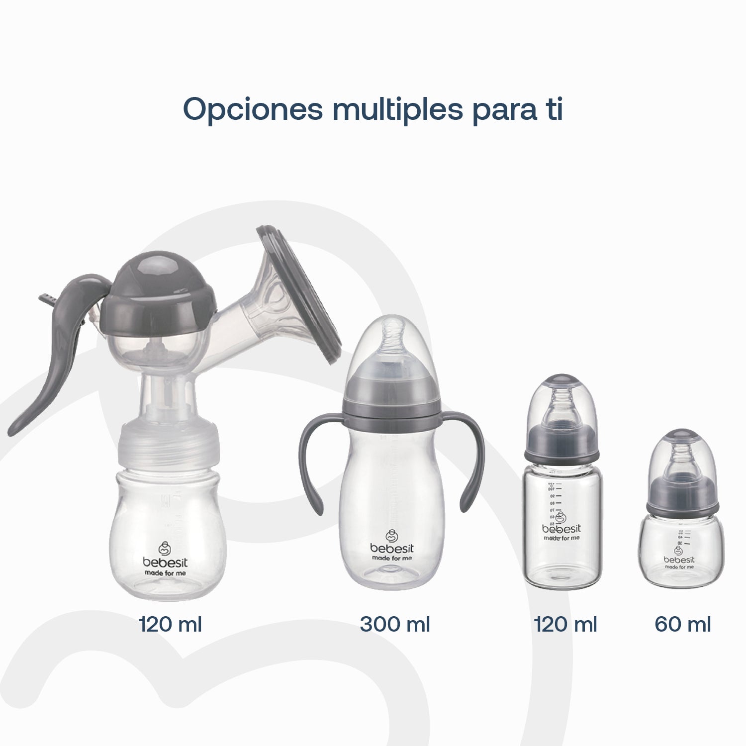 Set de Lactancia 6 en 1 Mamaderas y Accesorios Bebesit