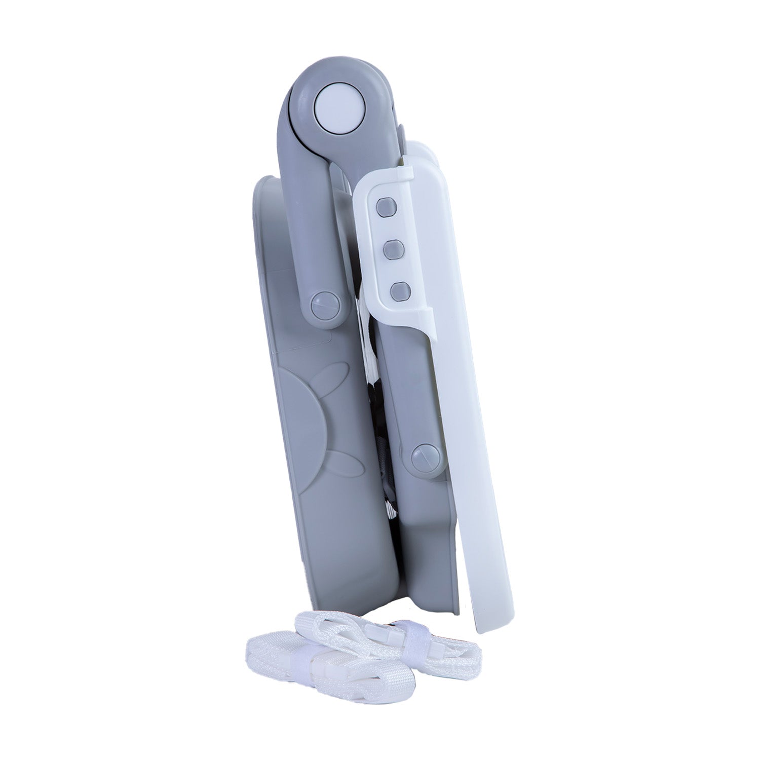 Silla de comer plegable portatil Bebe Niño Fold Gris