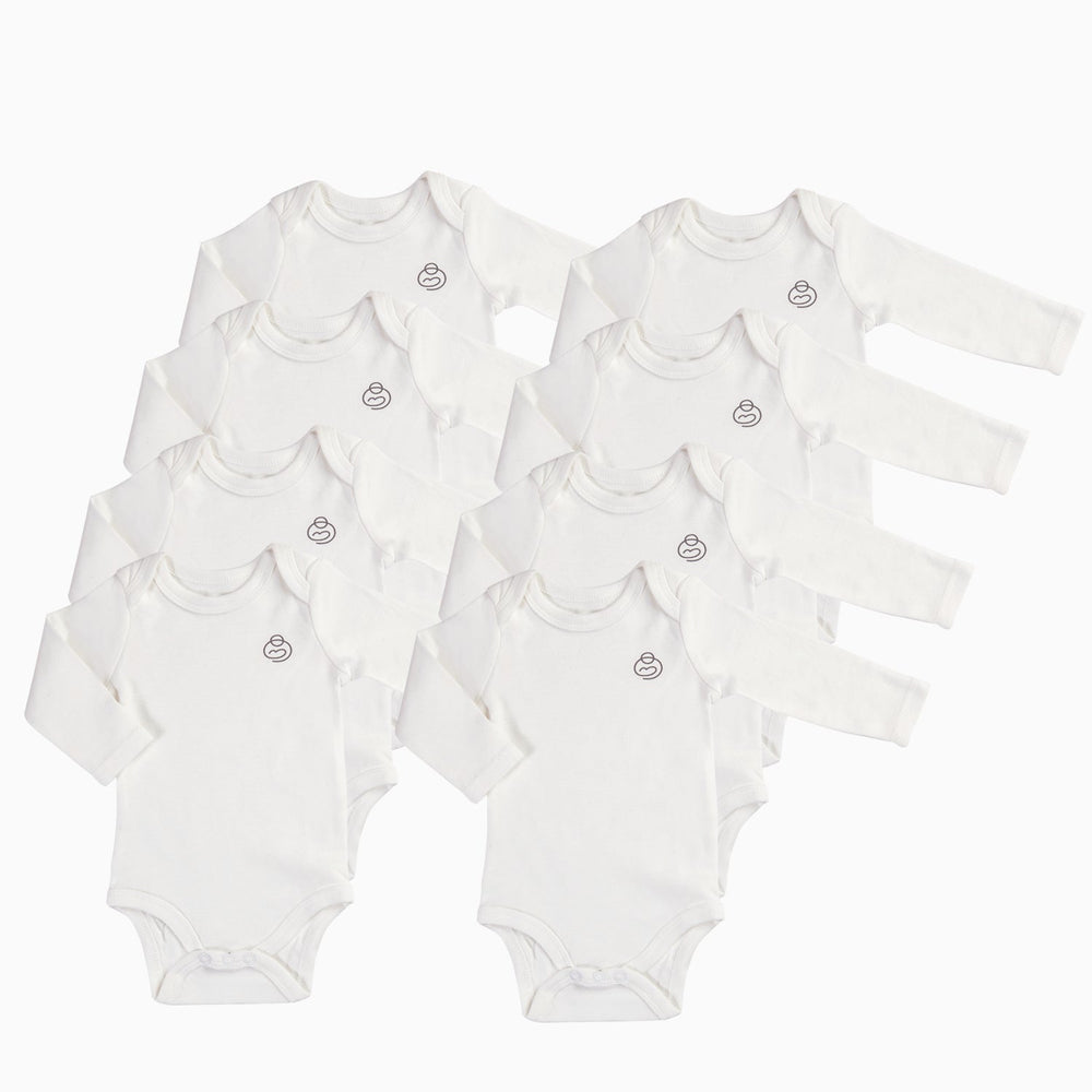 Pack de 8 Bodys Manga Larga 3-6M