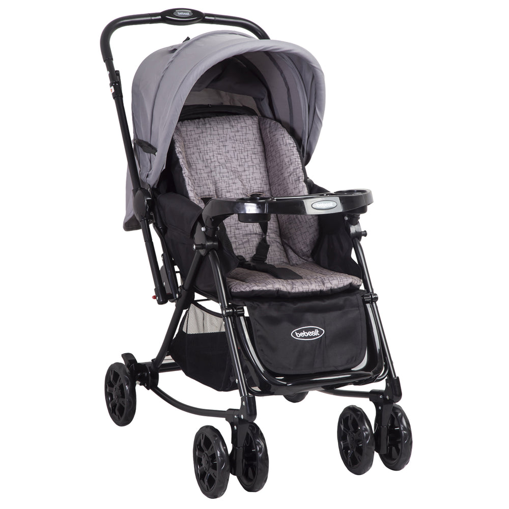 Coche Cuna Balancin SX Gris