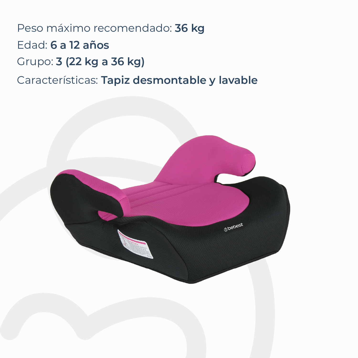 Alzador Booster Pink Bebesit