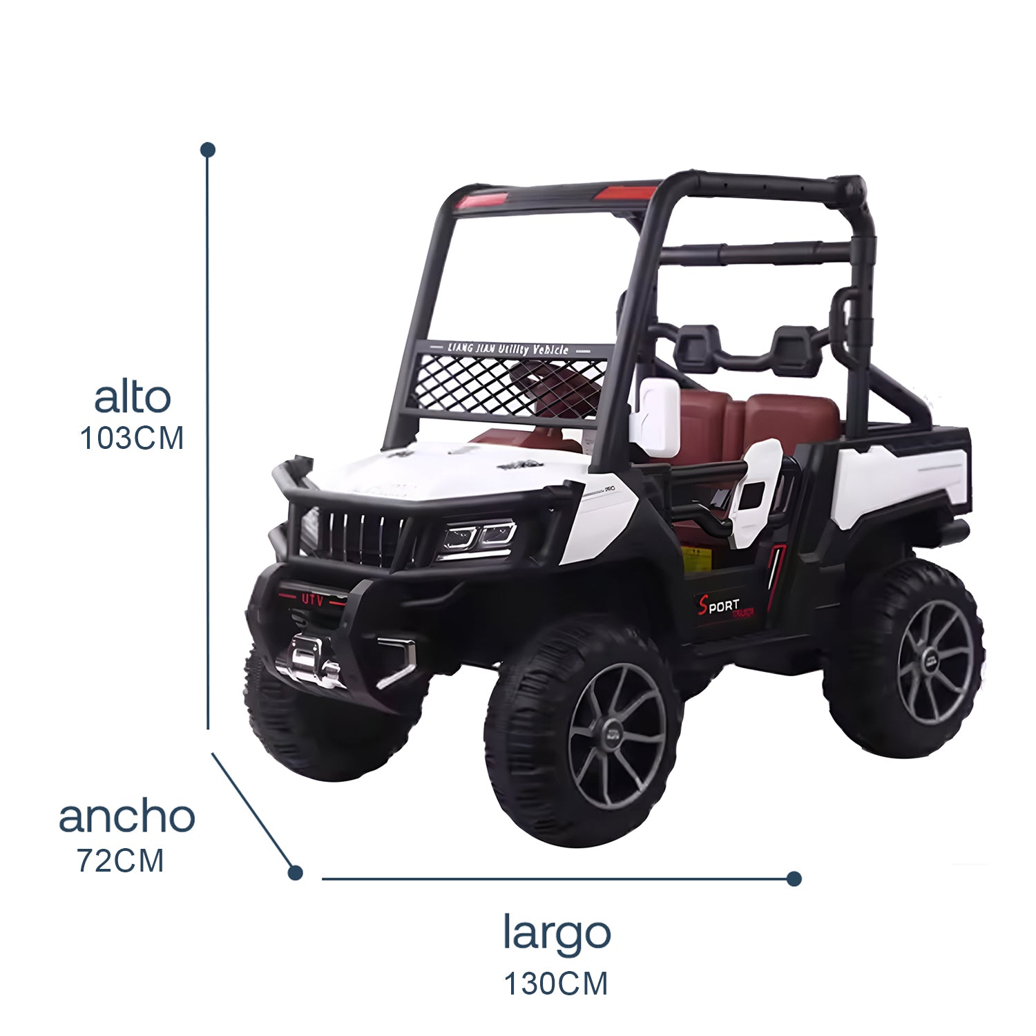 Auto Electrico All Road Blanco