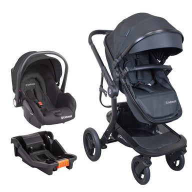 Coche Cuna travel system Taurus Negro