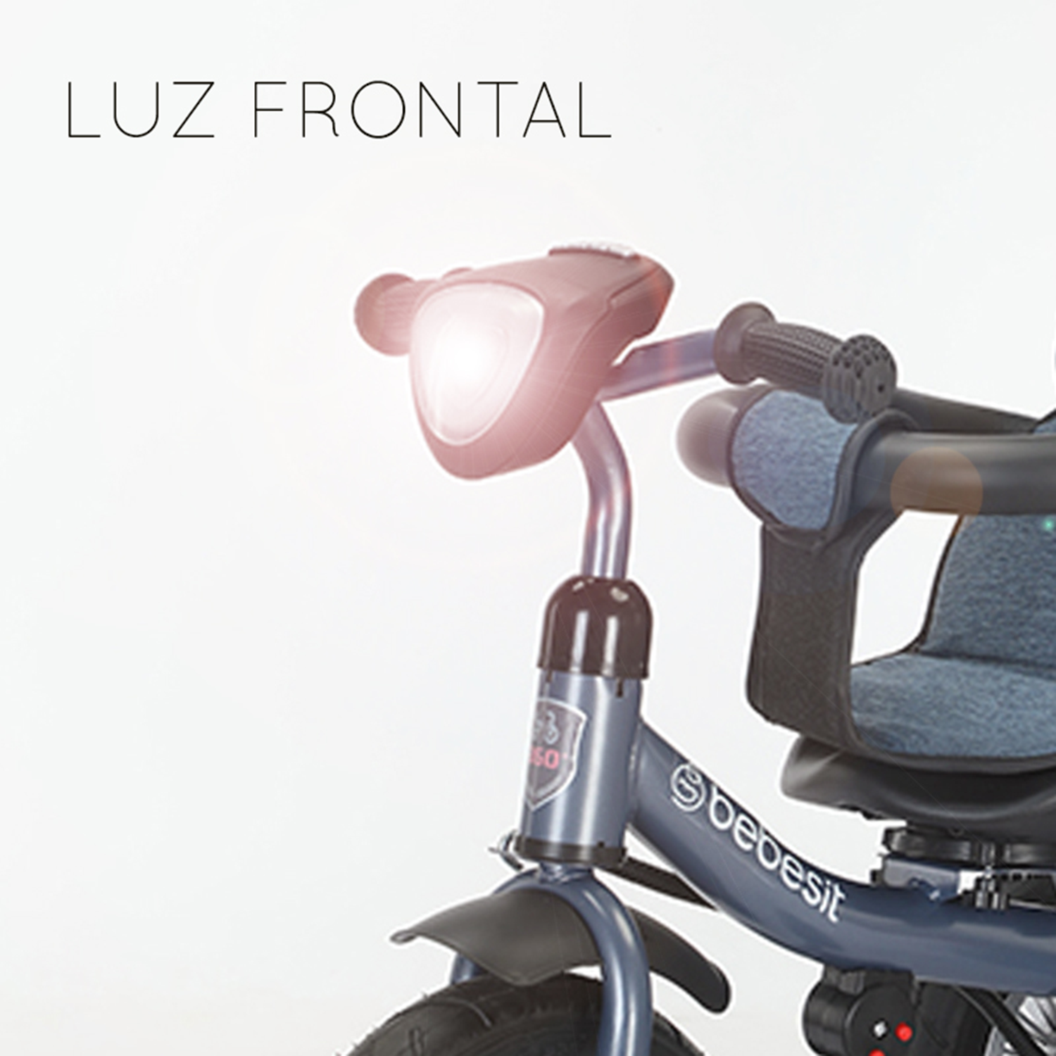 Triciclo Paseo Infantil 360 1326 LX Azul Bebesit