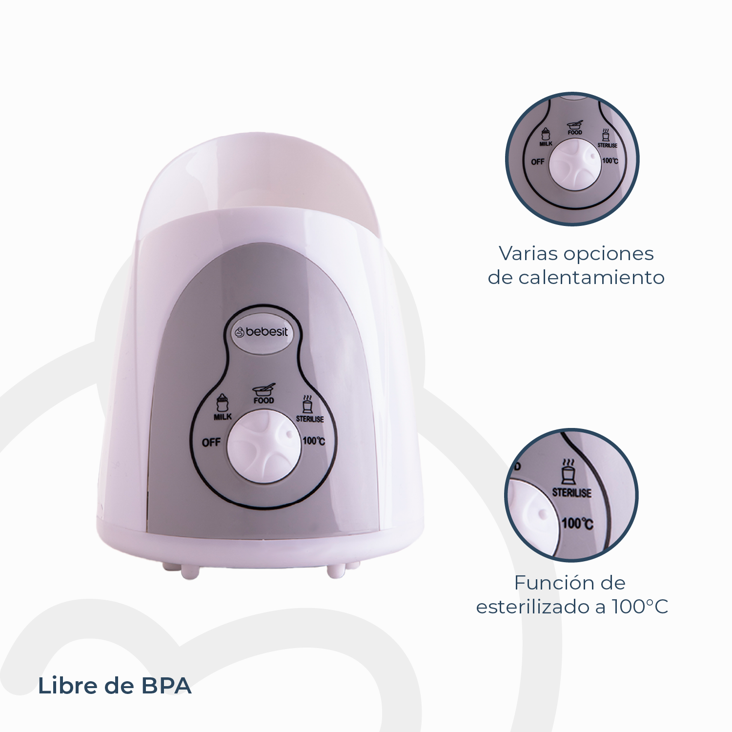 Calentador Esterilizador Eléctrico de Mamadera NA20