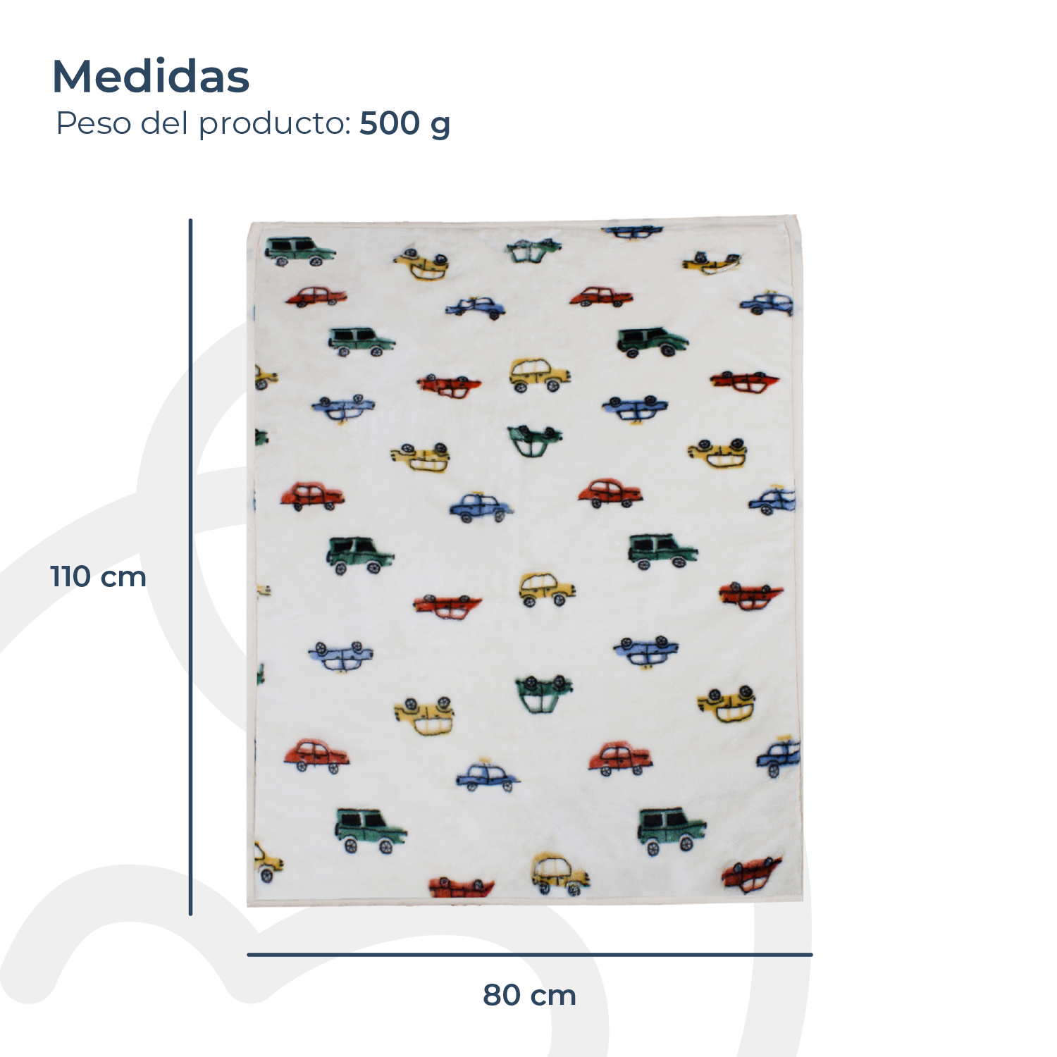 Frazada Ultra Soft Auto 80x110cm Beige Bebesit