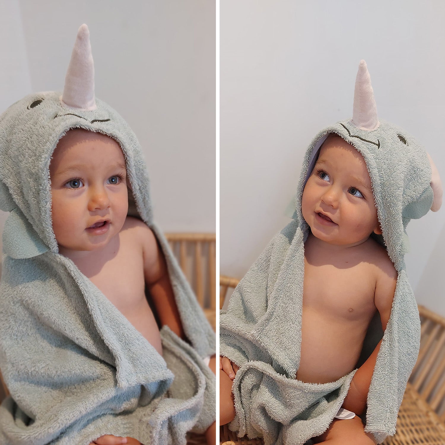 Toalla Capucha Dinosaurio Bebesit