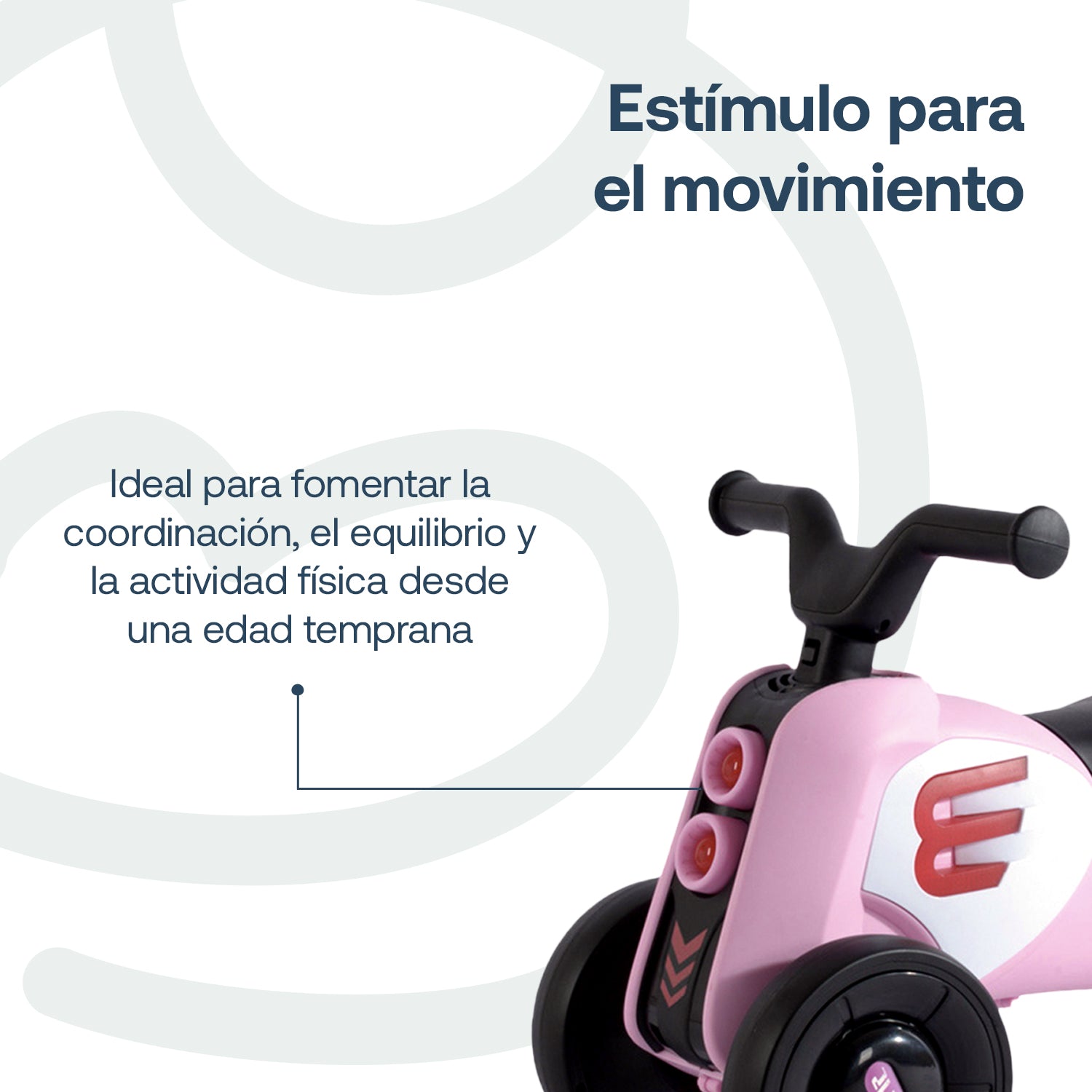 Corre Pasillo Ride Rosa Bebesit