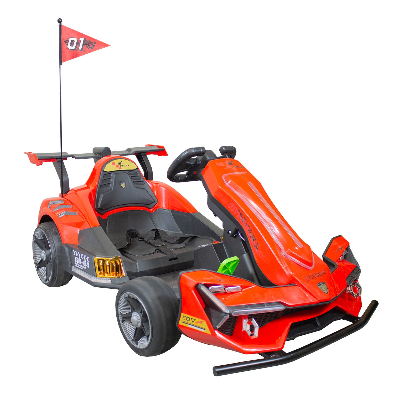 Auto Eléctrico F1 Drift Full Performance Niño Niña Rojo