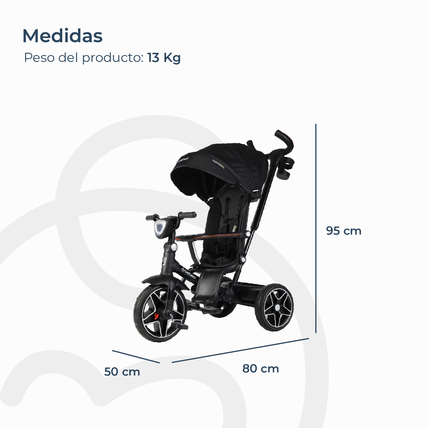 Triciclo Explorer Negro
