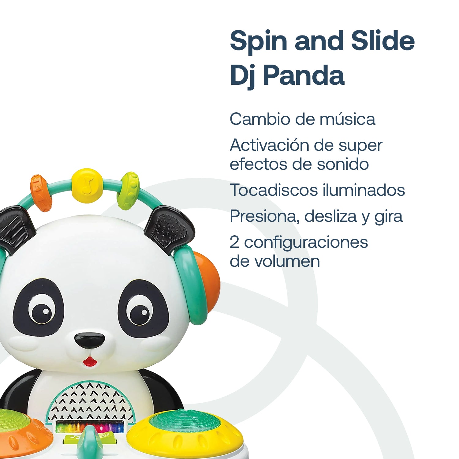 Juguete musical Spin & Slide Dj Panda Infantino