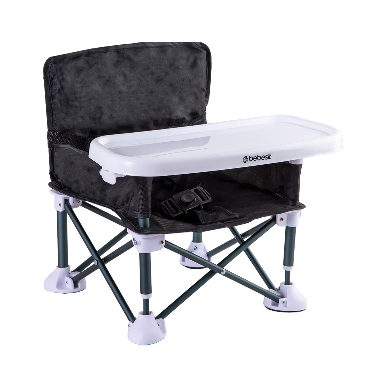 Silla de Comer Plegable Camping XT01 Negro