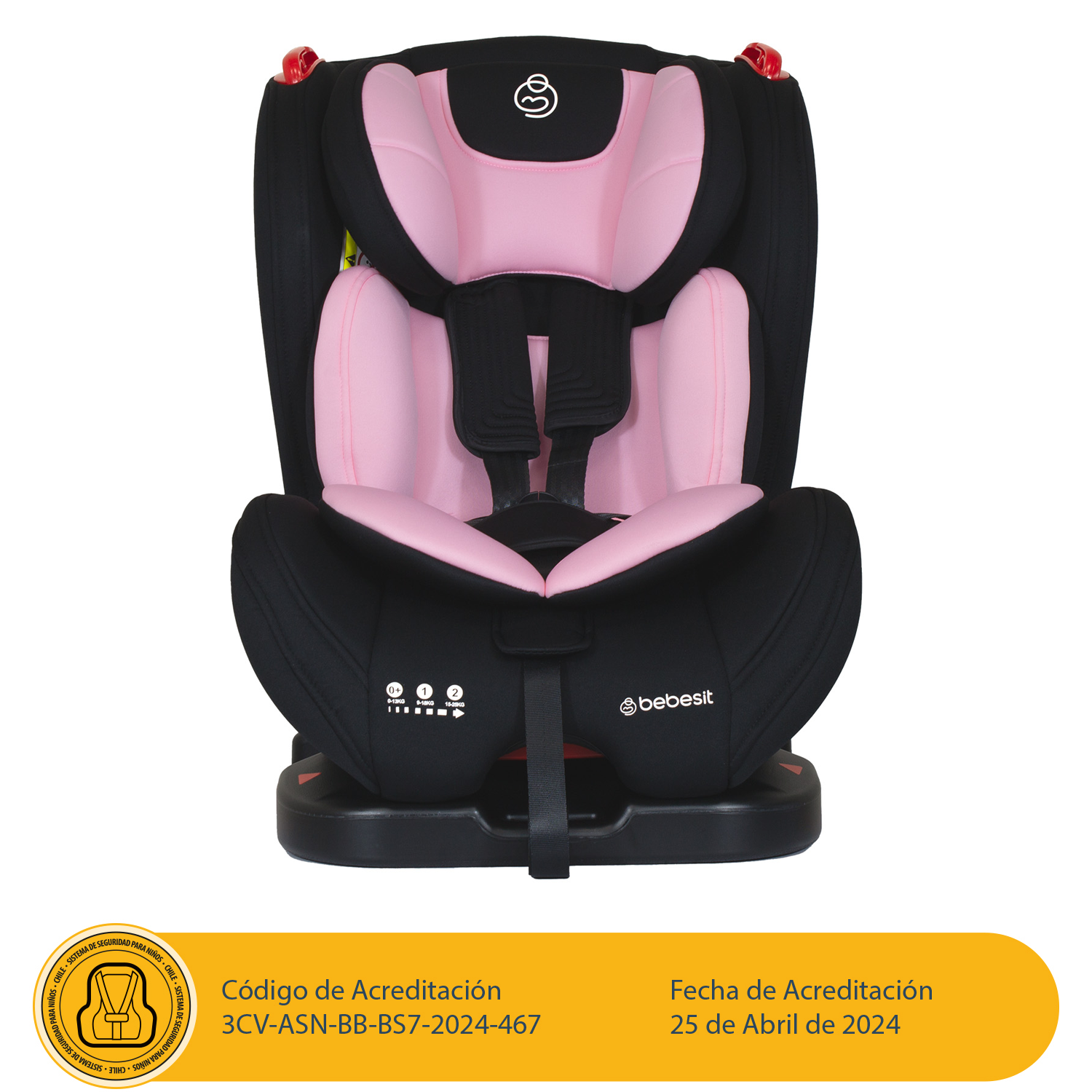 Silla de Auto Convertible Ara Next Rosa