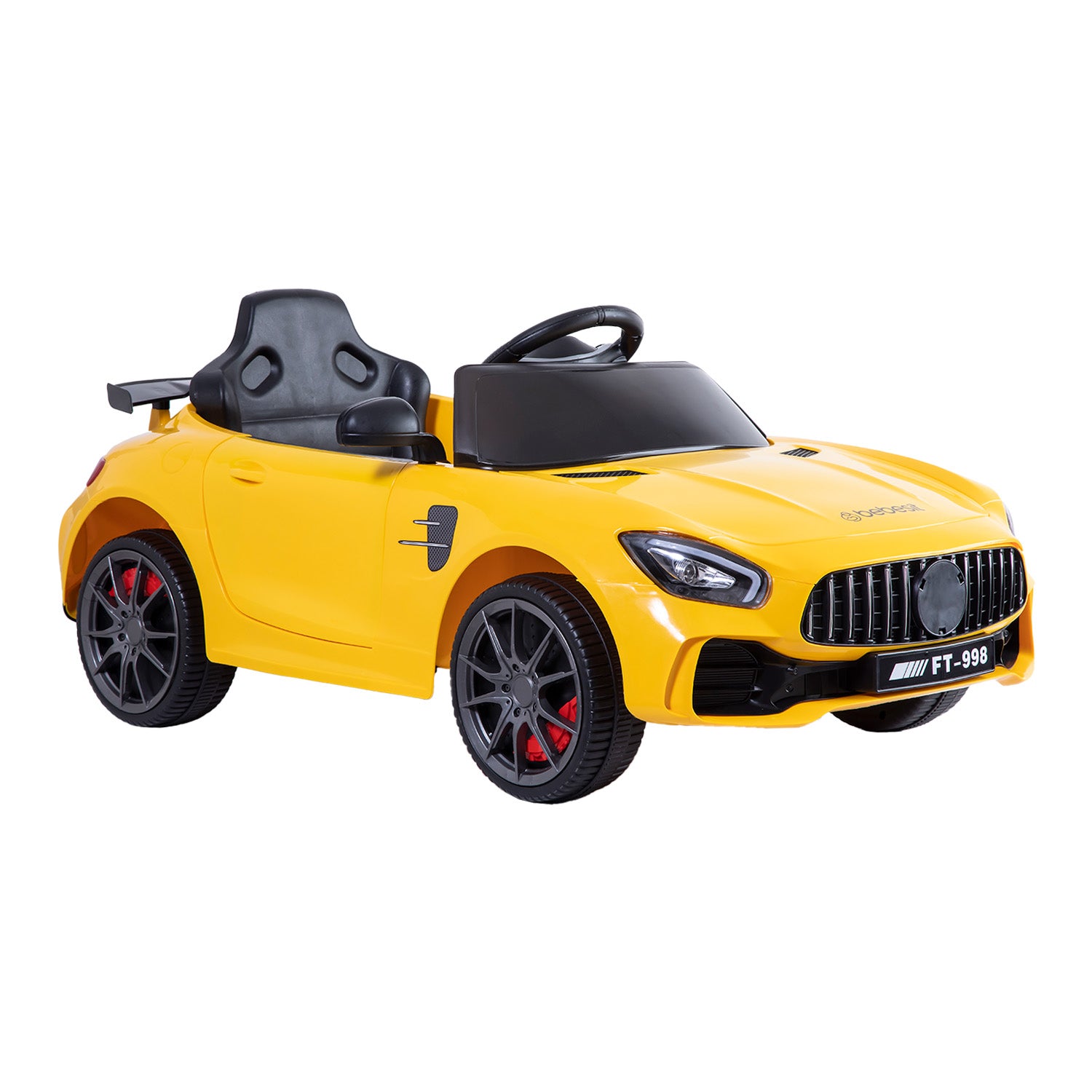 Auto a Batería Eléctrico Coupe Amarillo Bebesit