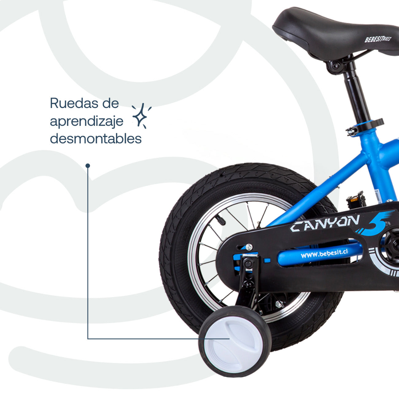 Bicicleta Infantil Canyon Aro 12 Azul