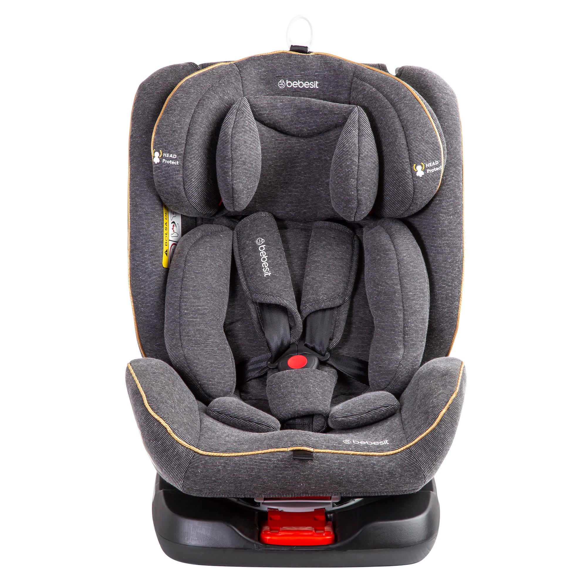 Silla de Auto Convertible 360° Isofix Supra Gris