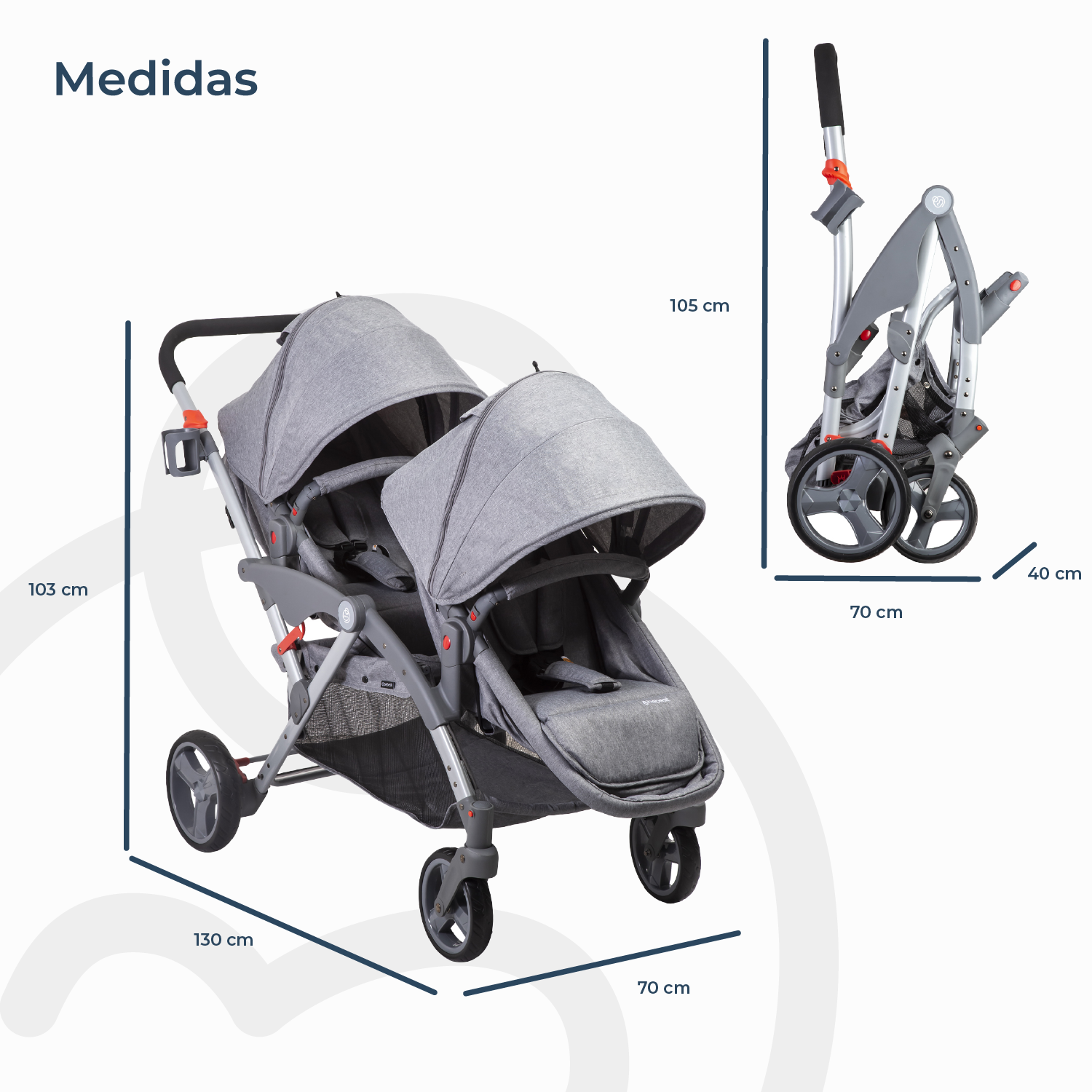 Coche Travel System Duo LX