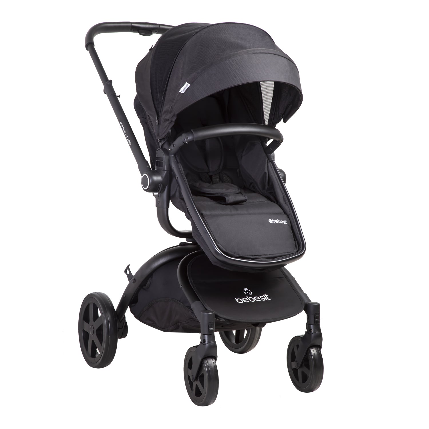 Coche Cuna travel system Deluxe 360° SX  Negro