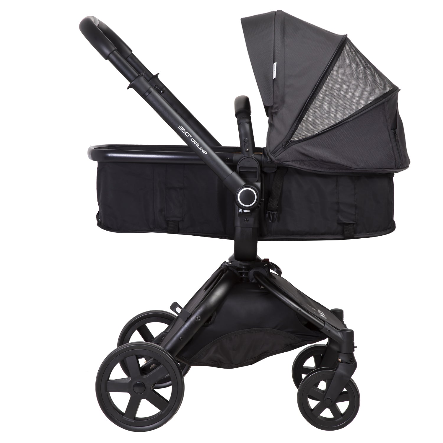 Coche Cuna travel system Deluxe 360° SX  Negro