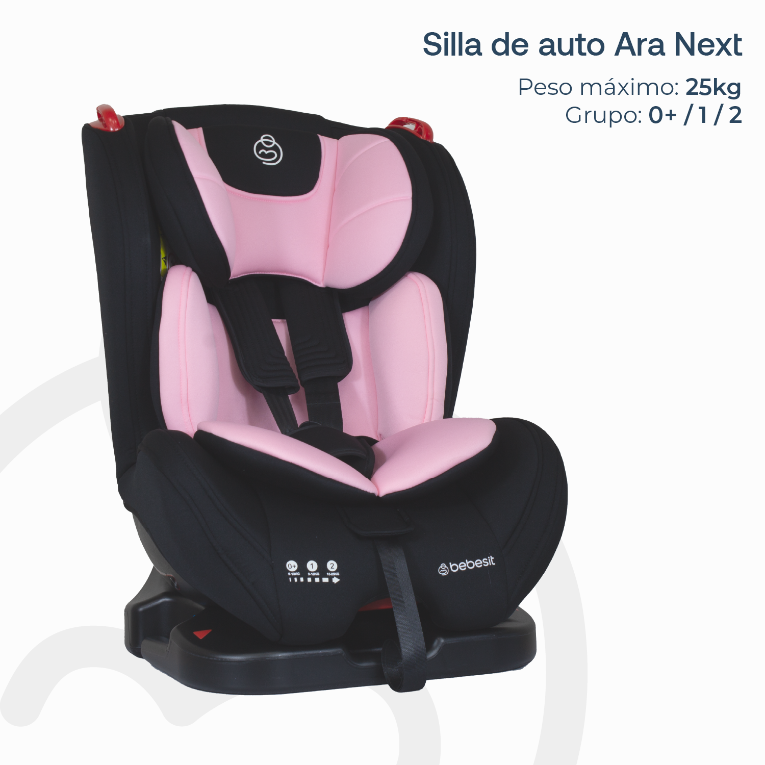 Silla de Auto Convertible Ara Next Rosa