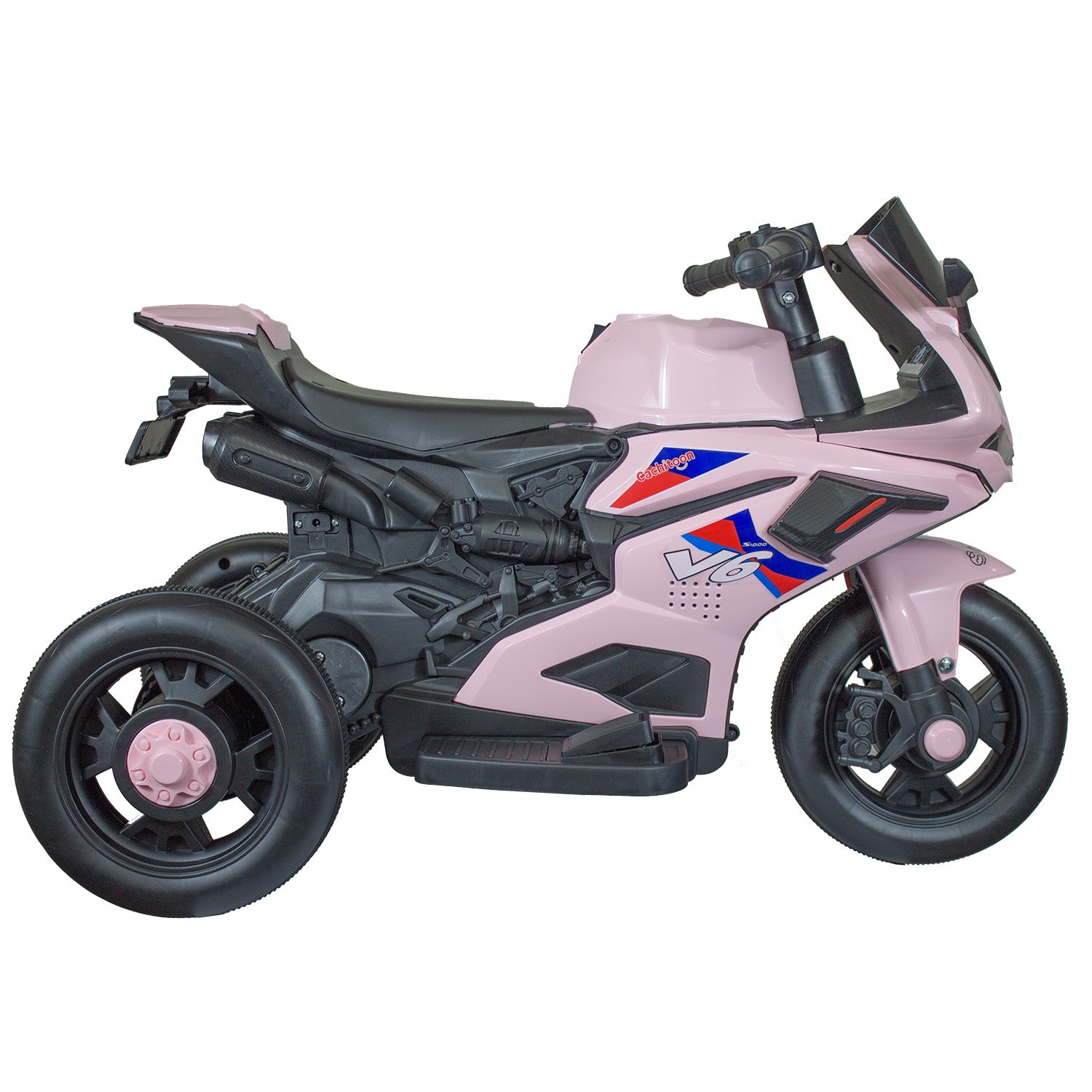 Trimoto MotoGP Niñas Infantil 6V a Batería Rosa