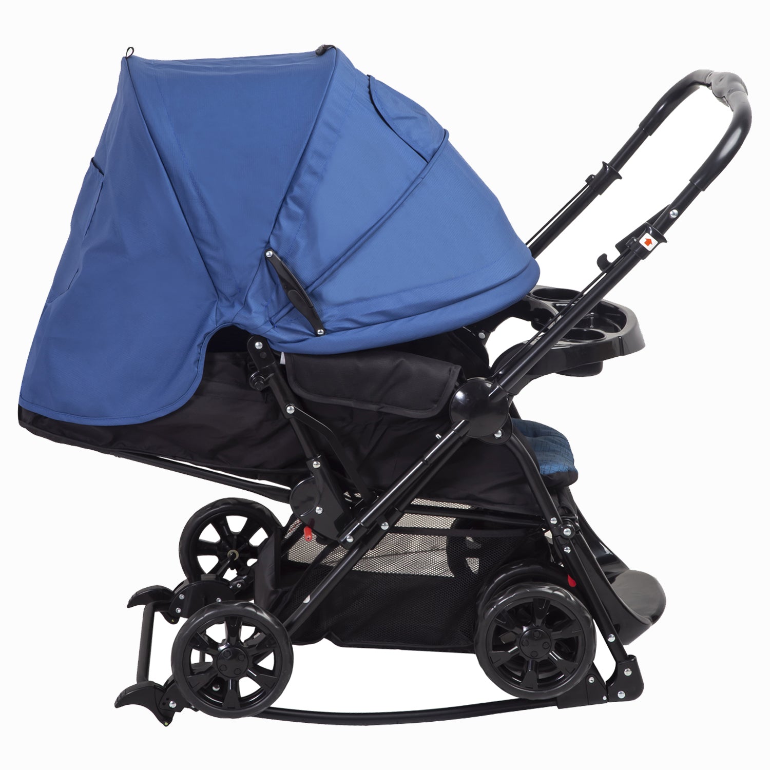 Coche Cuna Paseo Balancin SX Azul