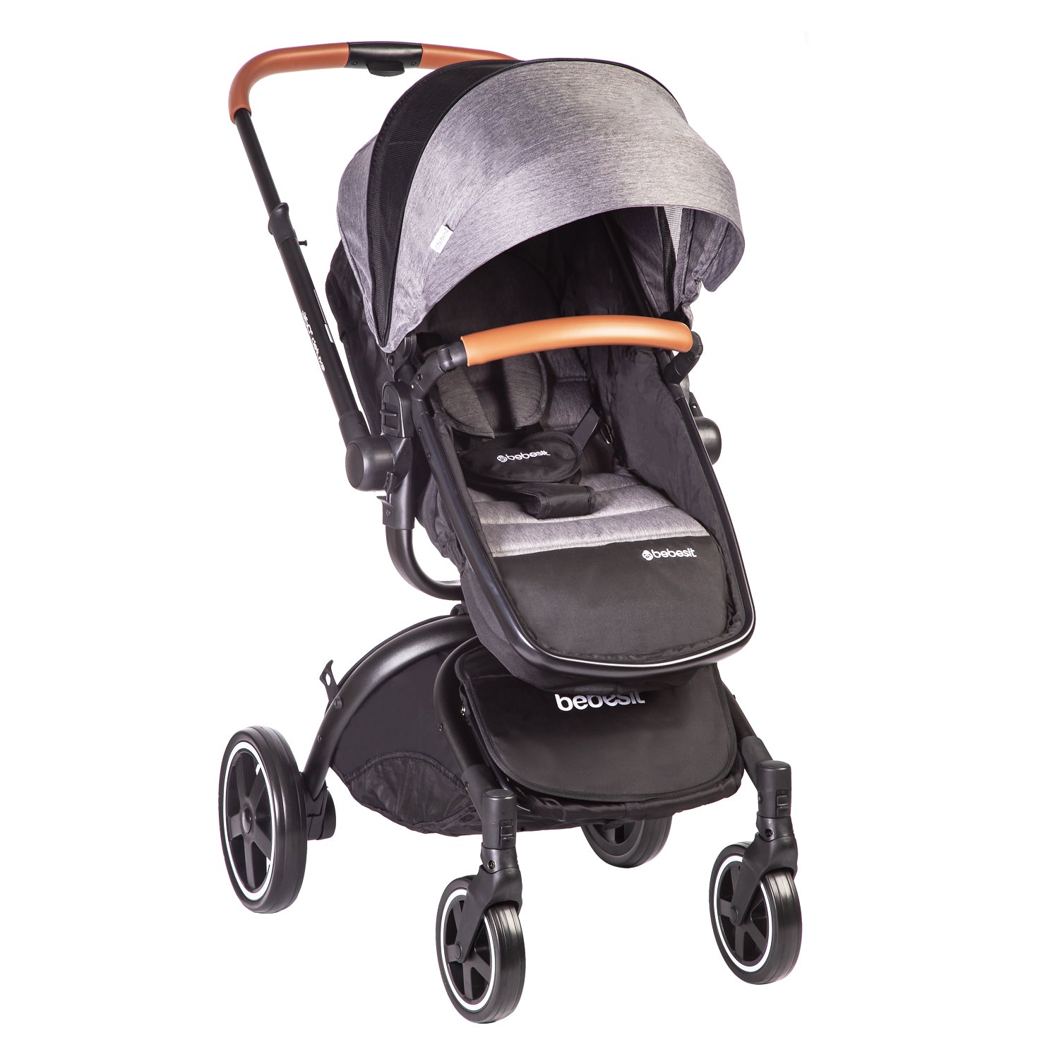 Coche Cuna travel system Deluxe 360° SX Gris