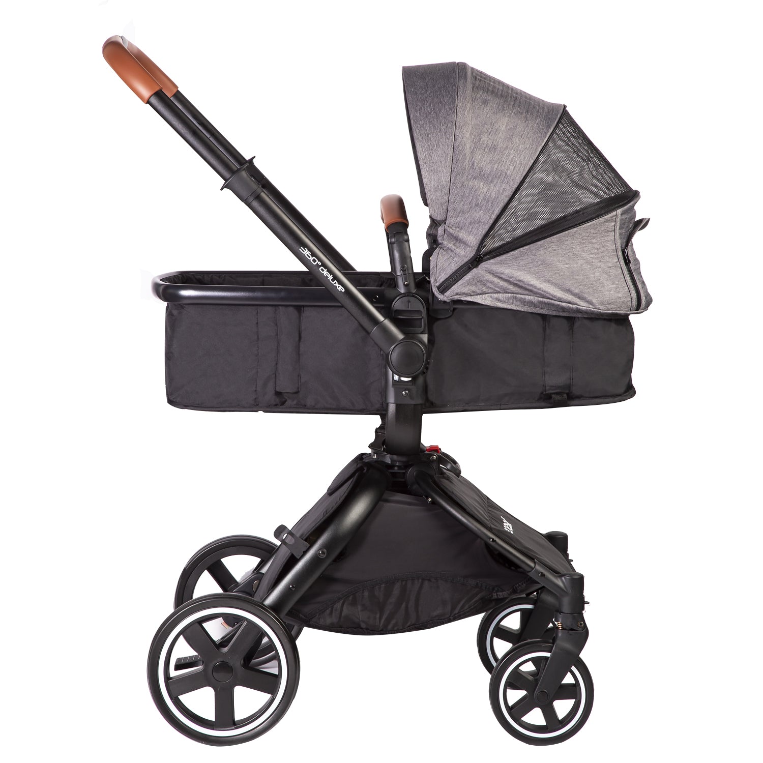 Coche Cuna travel system Deluxe 360° SX Gris