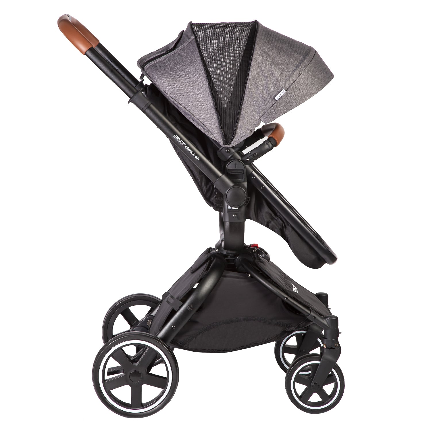 Coche Cuna travel system Deluxe 360° SX Gris