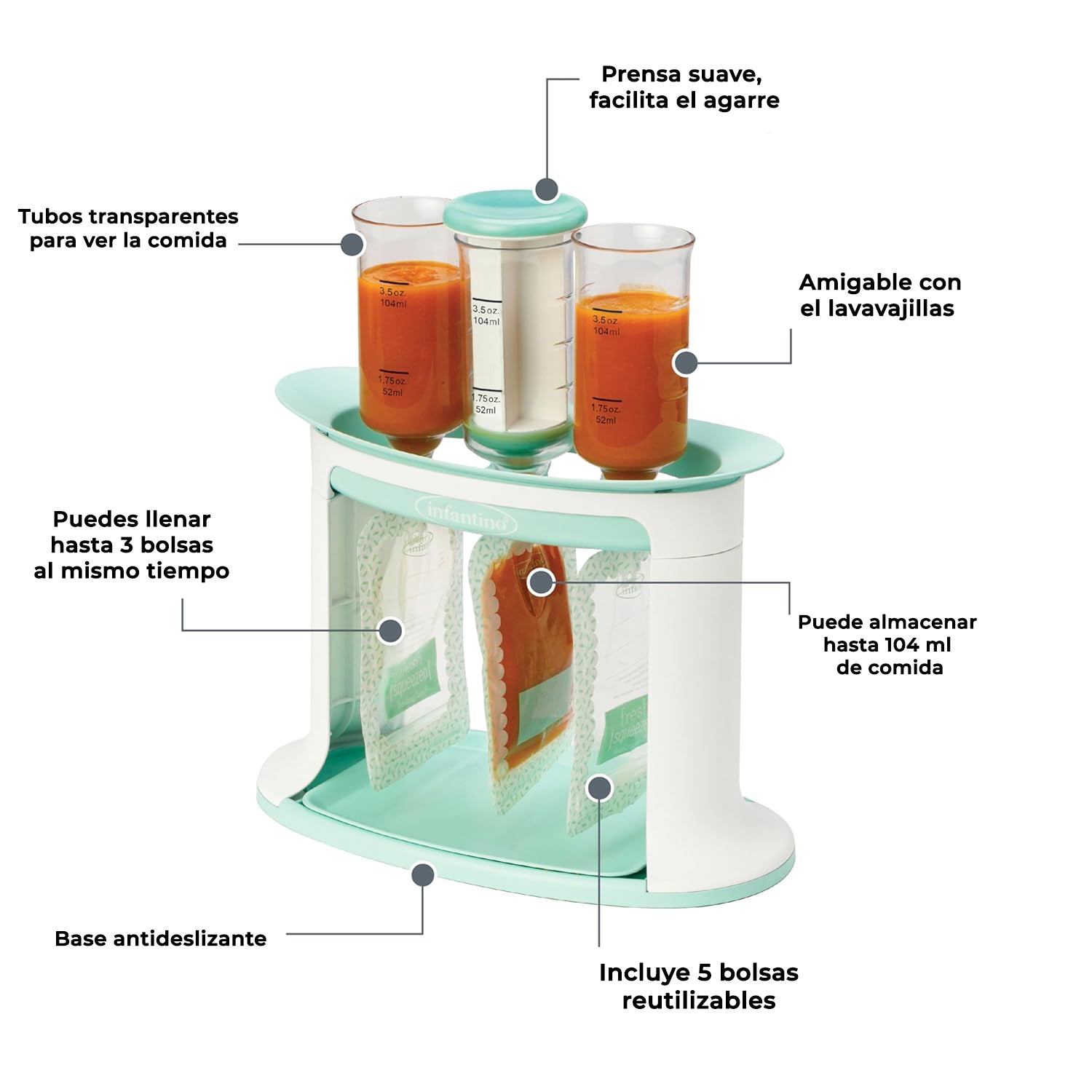 Dispensador de compota Squeeze Station